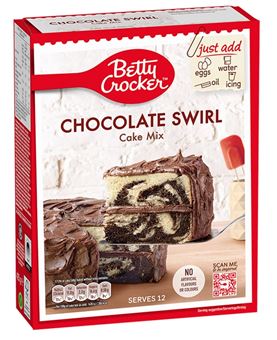 Picture of BETTY CROCKER CHOCOLATE SWIRL CAKE MIX 425G